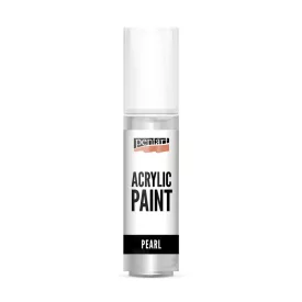 Gyöngyház akrilfesték ezüst 20ml | Pentart 