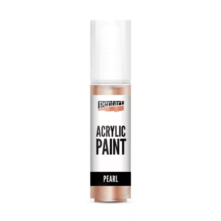 Gyöngyház akrilfesték barack 20ml  | Pentart 