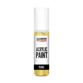 Gyöngyház akrilfesték sárga 20ml | Pentart 