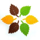 Filcfigura - Cakkos levél (6 db/cs, átm. kb.: 6cm) 