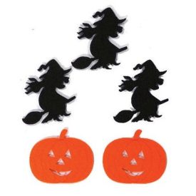 Filcfigura - Boszi + tök (5db/cs, átm. kb.: 6cm)  Filcfigura - Boszi + tök (5db/cs, átm. kb.: 6cm)