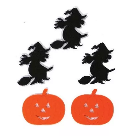 Filcfigura - Boszi + tök (5db/cs, átm. kb.: 6cm) 