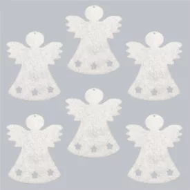 Filcfigura - Angyal csillagos