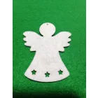 Filcfigura - Angyal csillagos