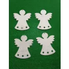 Filcfigura - Angyal csillagos