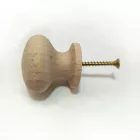 Fa bútorgomb domború 35mm