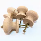 Fa bútorgomb domború 35mm