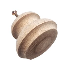 Fa bútorgomb domború - lapos 40mm Fa bútorgomb domború - lapos 40mm