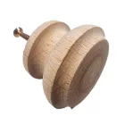 Fa bútorgomb domború - lapos 40mm