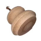 Fa bútorgomb domború - lapos 40mm