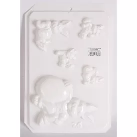 Gipszkiöntő forma -Nyuszik