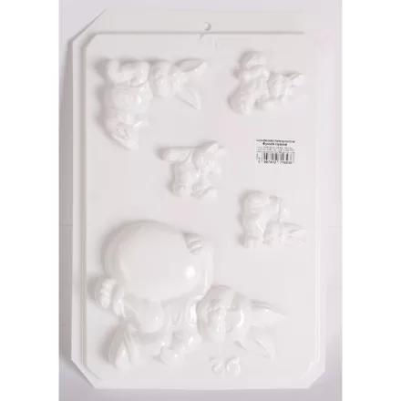 Gipszkiöntő forma -Nyuszik