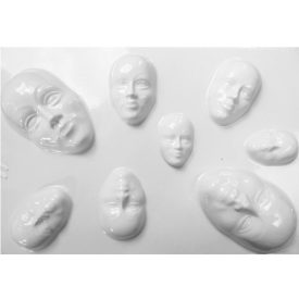 Gipszkiöntő forma - Mini maszkok  66 Gipszkiöntő forma - Mini maszkok  66