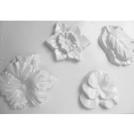 Gipszkiöntő forma - Tavaszi virágok 