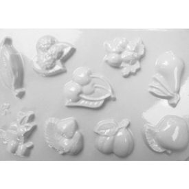 Gipszkiöntő forma - Gyümölcsök, kukorica  34 Gipszkiöntő forma - Gyümölcsök, kukorica  34