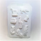 Gipszkiöntő forma - Állatok, oroszlános