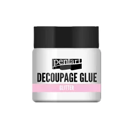 Decoupage ragasztólakk GLITTERES 50ml Pentart