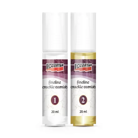 Finomvonalas repesztőlakk szett 2 x  20ml Pentart