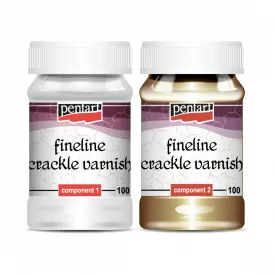 Finomvonalas repesztőlakk szett 2 x 100ml Pentart