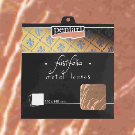 Füstfólia lapok réz 14cm x 14cm 5 lap/csom