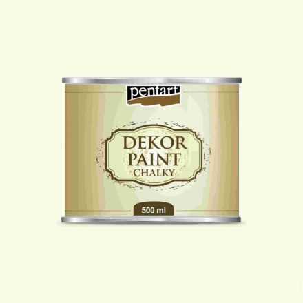 Dekor krétafesték KRÉMFEHÉR 500ml Pentart