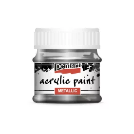 Metál akrilfesték GRAFIT  50ml | Pentart