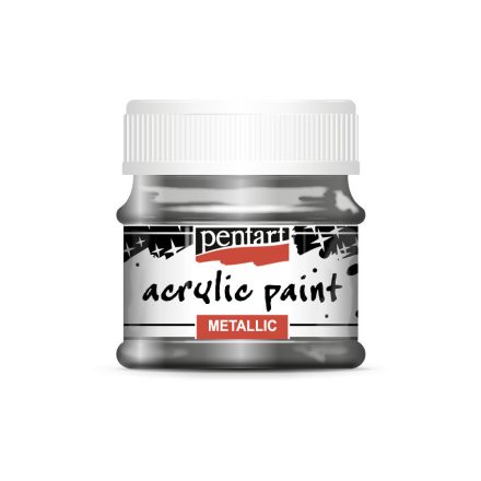 Metál akrilfesték GRAFIT  50ml | Pentart