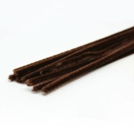 Zsenília drót kicsi (kb. 0,5cm) 10db/cs. sötétbarna Zsenília drót kicsi (kb. 0,5cm) 10db/cs. sötétbarna