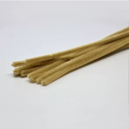 Zsenília drót kicsi (kb. 0,5cm) 10db/cs. világosbarna