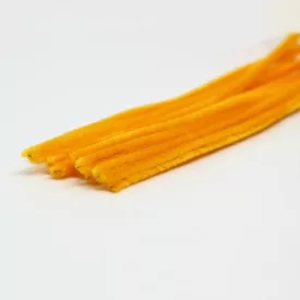 Zsenília drót kicsi (kb. 0,5cm) 10db/cs. mandarinsárga