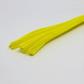 Zsenília drót kicsi (kb. 0,5cm) 10db/cs. sárga Zsenília drót kicsi (kb. 0,5cm) 10db/cs. sárga