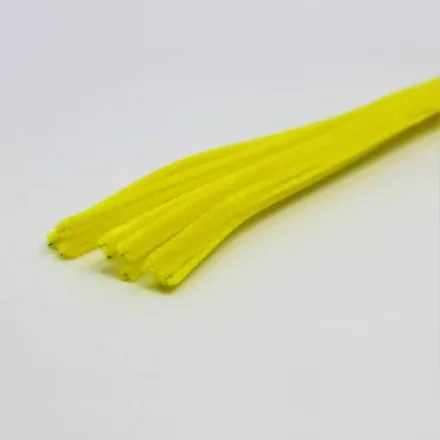 Zsenília drót kicsi (kb. 0,5cm) 10db/cs. sárga