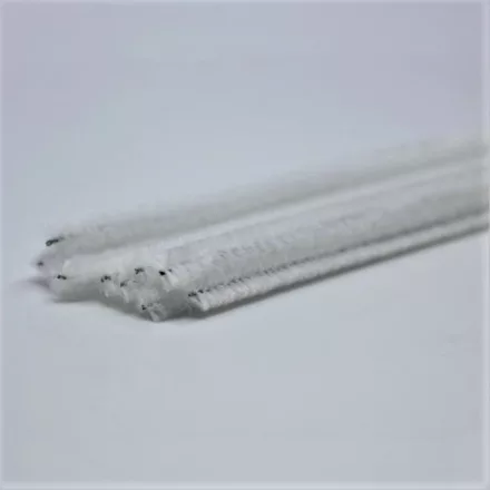 Zsenília drót kicsi (kb. 0,5cm) 10db/cs. fehér