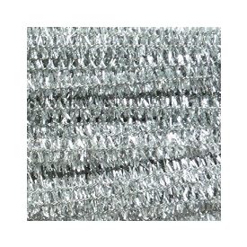 Zsenília drót kicsi (kb. 0,5cm) 10db/cs. csillámos ezüst Zsenília drót kicsi (kb. 0,5cm) 10db/cs. csillámos ezüst