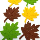 Filcfigura - Levél D (6 db/cs, átm. kb.: 6cm) 