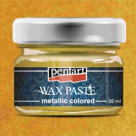 Viaszpaszta színes metál 20ml - sárga | Pentart 