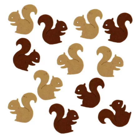 Filcfigura - Mókus mini | 12 darabos csomag