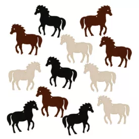 Filcfigura - Ló mini | 12 darabos csomag