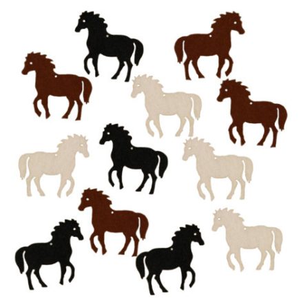 Filcfigura - Ló mini 12 darabos csomag