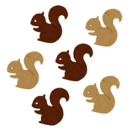 Filcfigura - Mókus | 6 darabos csomag