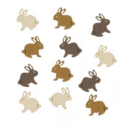 Filcfigura - Nyuszi mini | 12 darabos csomag