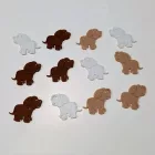 Filcfigura - Kutya mini | 12 darabos csomag