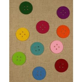 Filcfigura - Gomb alakú filcfigura /4cm/ (10db/cs)  Filcfigura - Gomb alakú filcfigura /4cm/ (10db/cs)