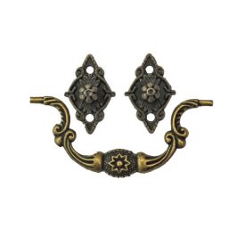 Fém fogantyú, 90 mm x 39 mm bronz színű Fém fogantyú, 90 mm x 39 mm bronz színű