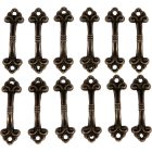 Fém fogantyú, 4,2cm x 1cm bronz színű