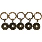 Fém fogantyú kerek 4,9cm x 3,2cm bronz színű