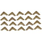 Fém sarokvédő, sarokdísz 15mm x 15mm arany színű 4db/csomag