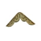 Fém sarokvédő, sarokdísz 21mm x 21mm arany színű