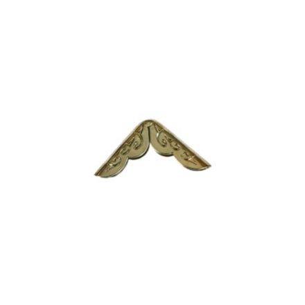 Fém sarokvédő, sarokdísz 21mm x 21mm arany színű
