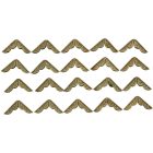 Fém sarokvédő, sarokdísz 21mm x 21mm arany színű